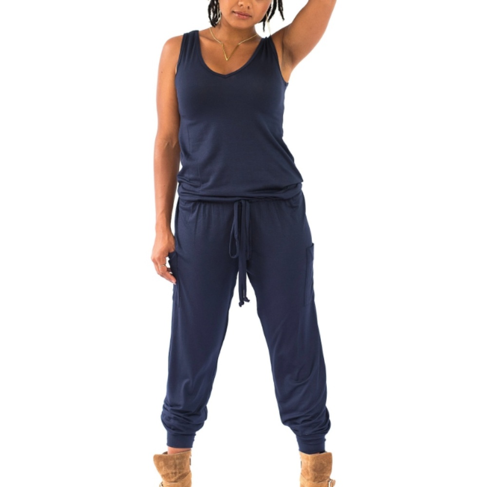 Hudson Jumpsuit in Night - Maternity or not!